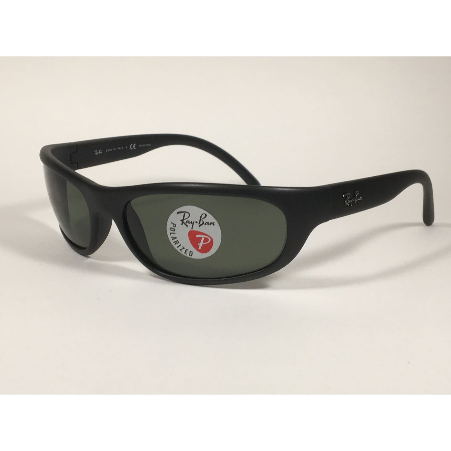 Ray-Ban Predator Polarized Sunglasses Matte Black Green Lens RB4033 601-S/48 - Sunglasses