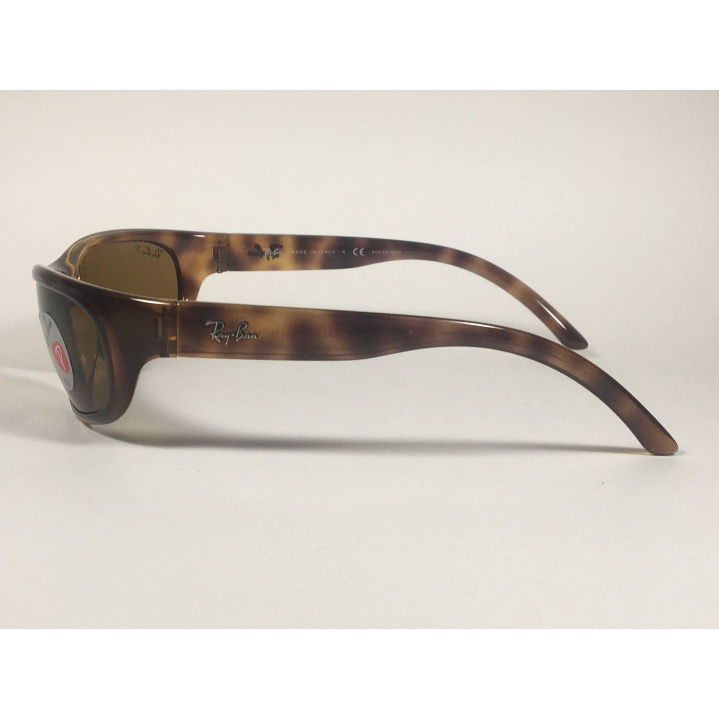 Ray-Ban Predator Polarized Sunglasses RB4033 642/47 Wrap Havana Brown Lens - Sunglasses