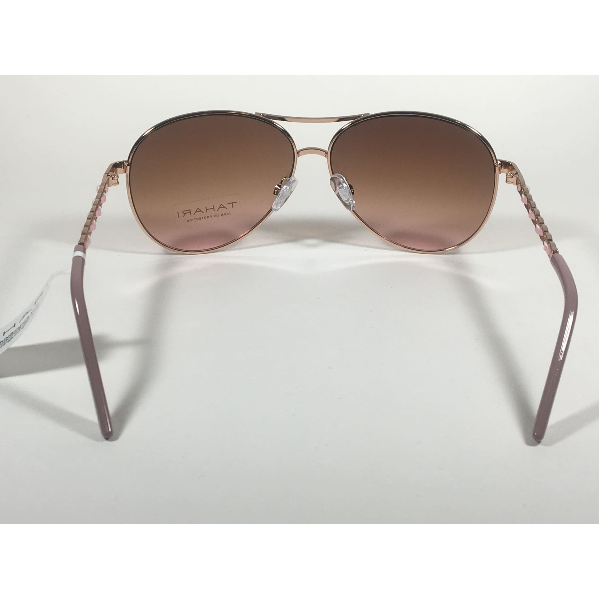 Tahari rose gold aviator 2024 sunglasses