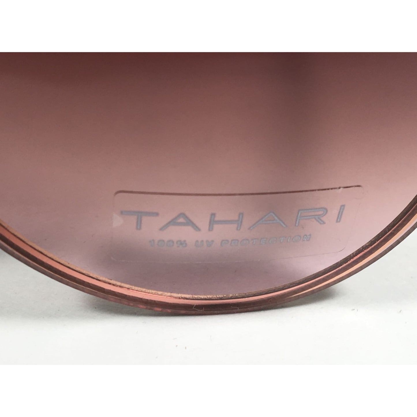 Tahari Rimless Aviator Sunglasses Rose Gold Nude Brown Gradient Lens TH651 GLDND - Sunglasses