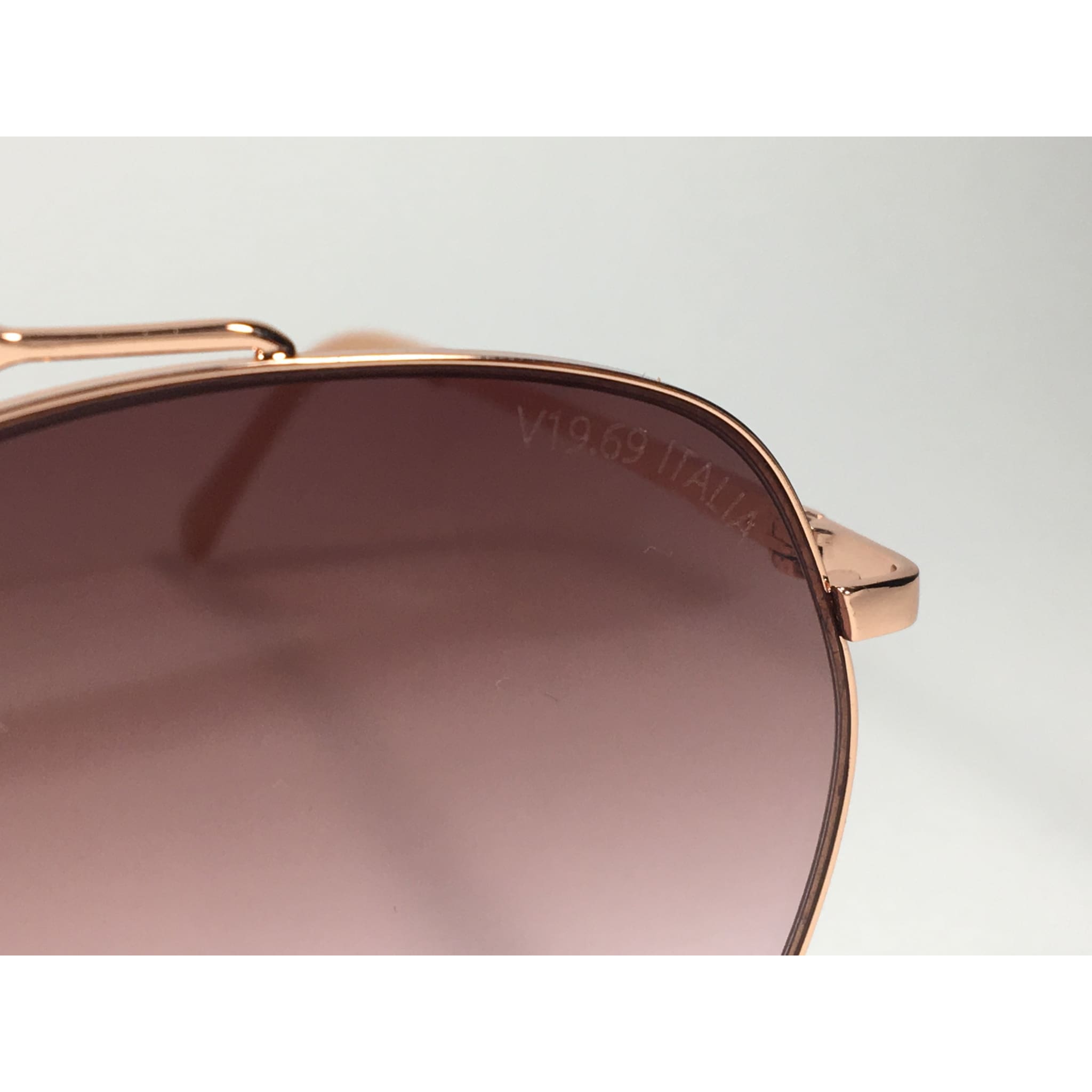 Rose gold cheap t bar sunglasses